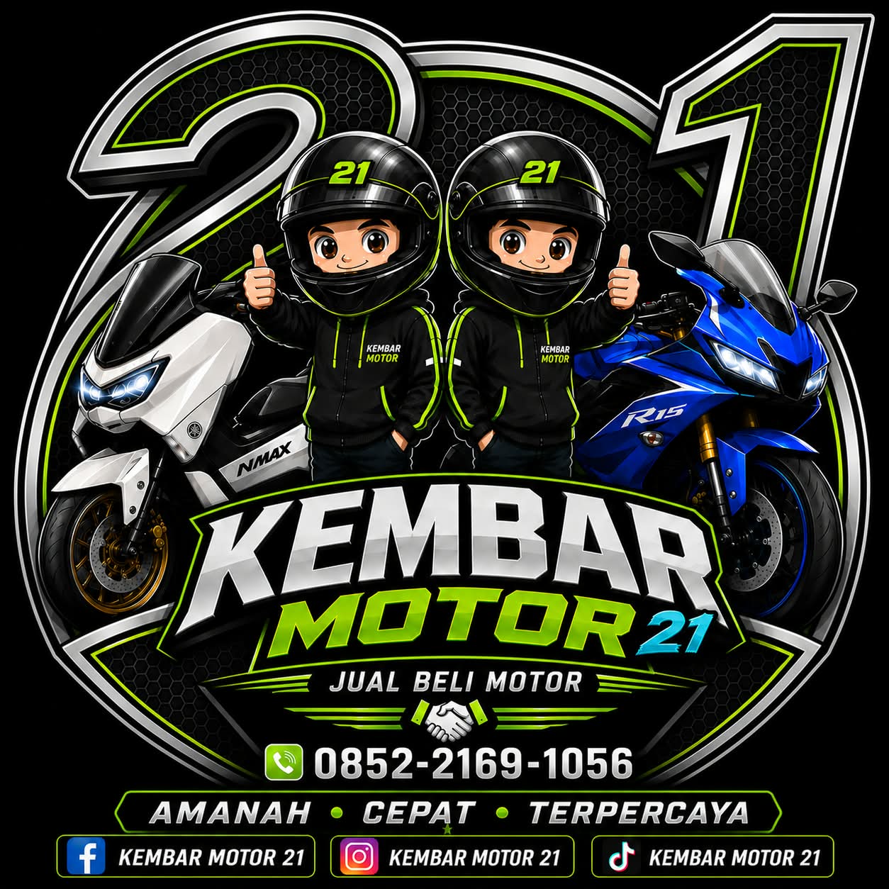 Logo Kembar Motor 21 - Jual Beli Motor
